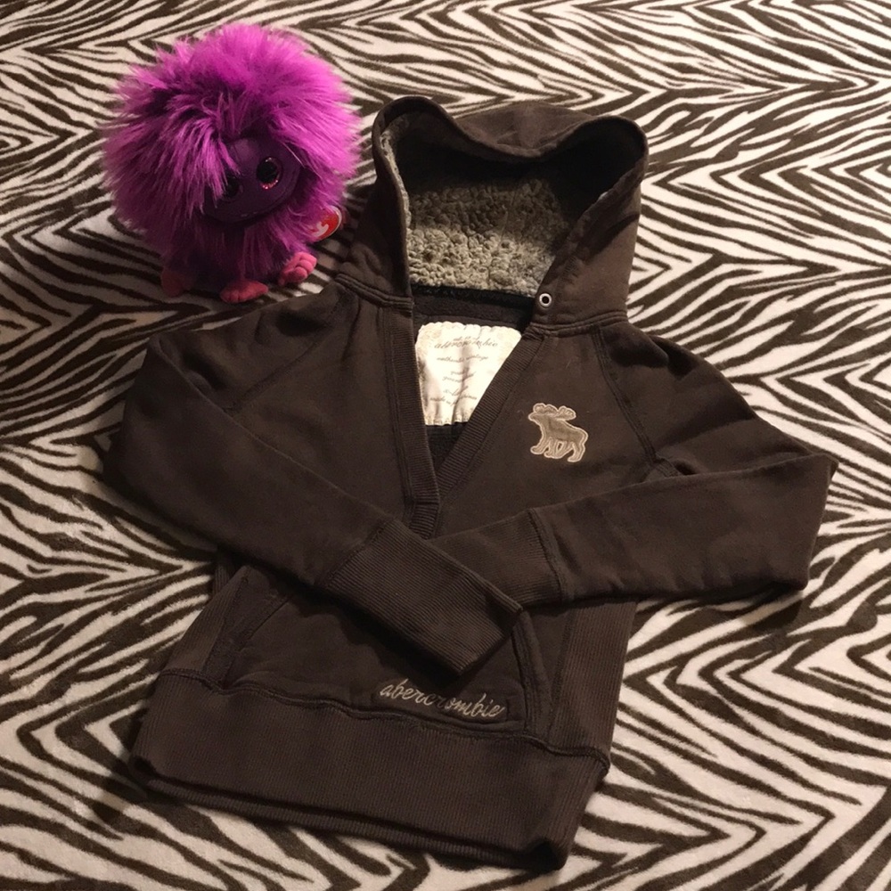 COPY - Girls XL Abercrombie Fur Lined Hoodie